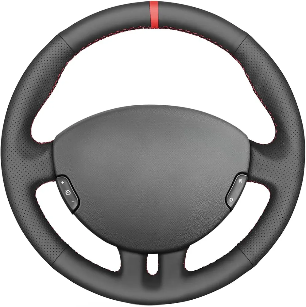 MEWANT Funda de Volante para Renault Clio 3 2005-2012 / Accesorios para Renault Clio