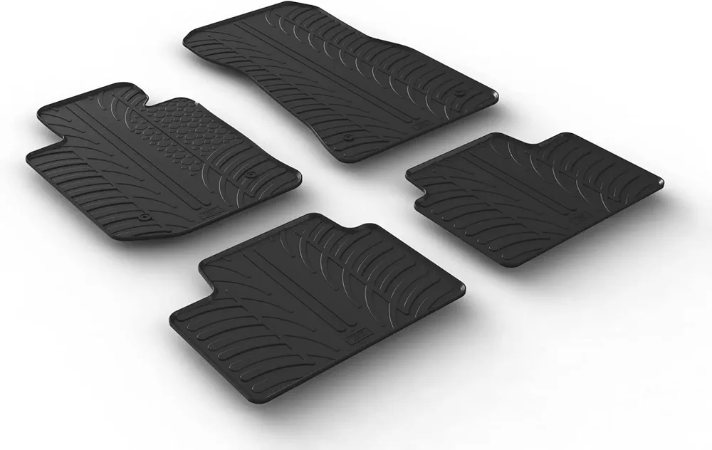 Gledring Alfombrillas de Goma Compatible con BMW Serie 3 G20/G21 Berlina/Touring 3/2019- (Perfil T 4-Partes + Clips de Montaje)