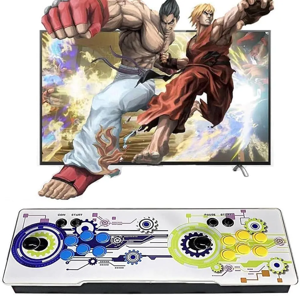 Pandor`a Bo`x 3D 28900 Juegos Arcade Game Console, Consola Máquina Arcade, Recreativa Arcade Máquina Juegos Retro, Compatible para TV/PC/Proyector/PS3, Incluye 2D y 3D Juego