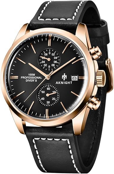 BENYAR Reloj para Hombre Cronógrafo Reloj de Cuarzo analógico de Acero Inoxidable 30M Reloj Impermeable antirrayas Fecha Plateada Reloj de Moda de Negocios Reloj de Pulsera clásico Reloj cómodo