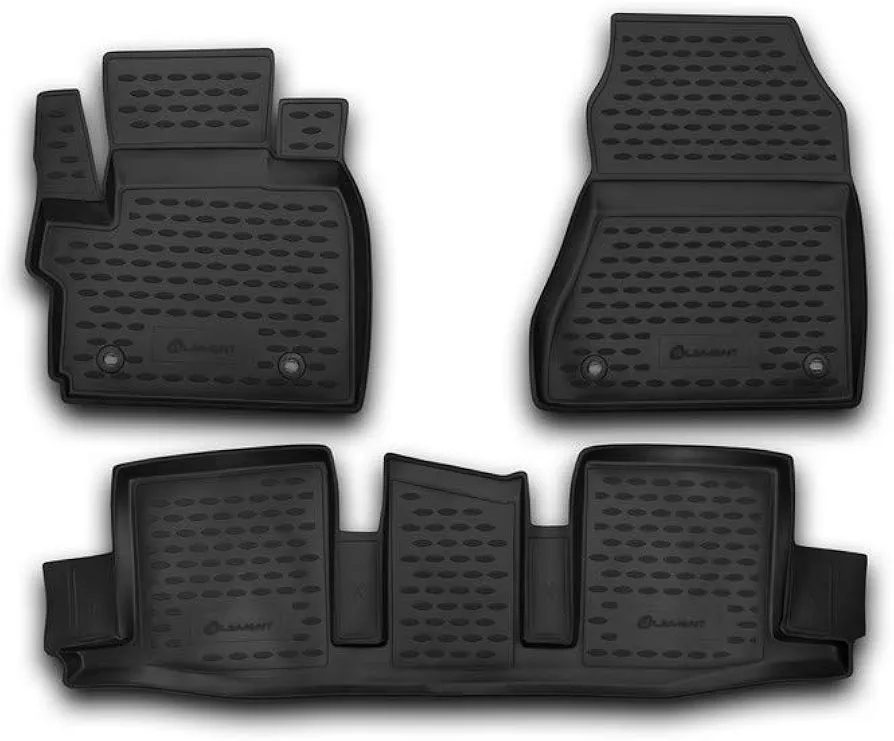 Alfombrillas Interior de Coche a Medida TPE Toyota IQ 03/2008->, 3 pcs.