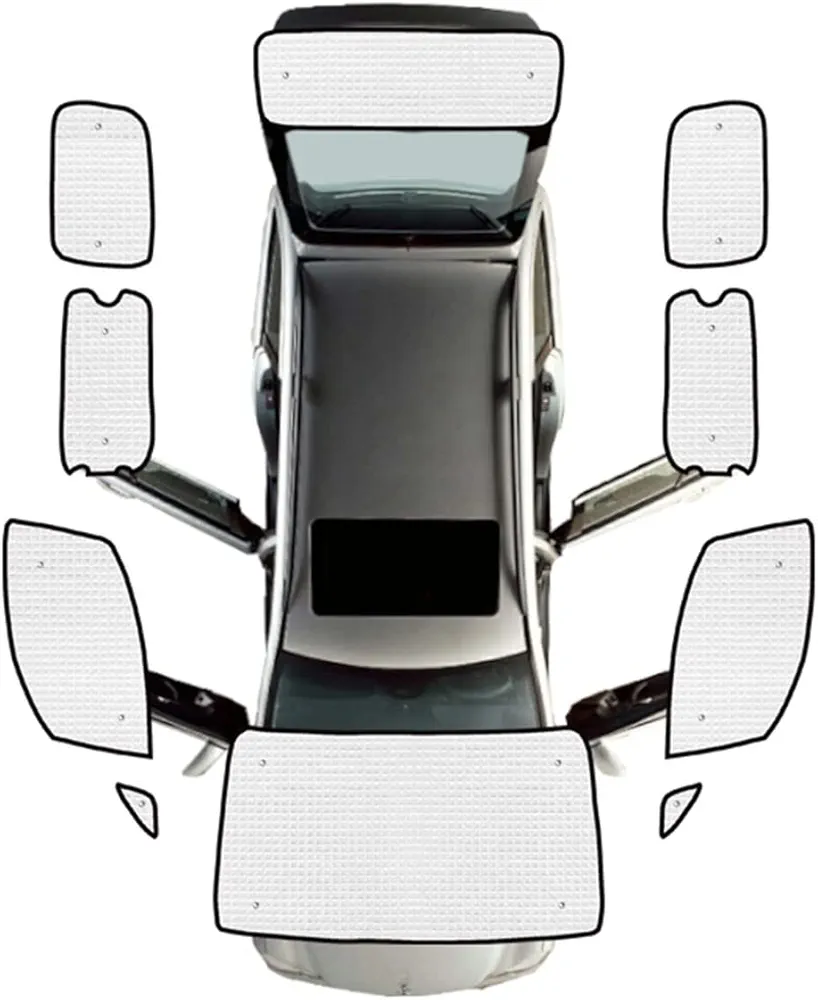 HEILEA Parasoles Cubiertas Completas Coche Parasol para Nissan NV200 para Evalia para Vanette 2010-2016 Parasol para Ventana Coche Accesorios Cubierta Parasol Ventana Coche (Tamaño : All Sunshades)