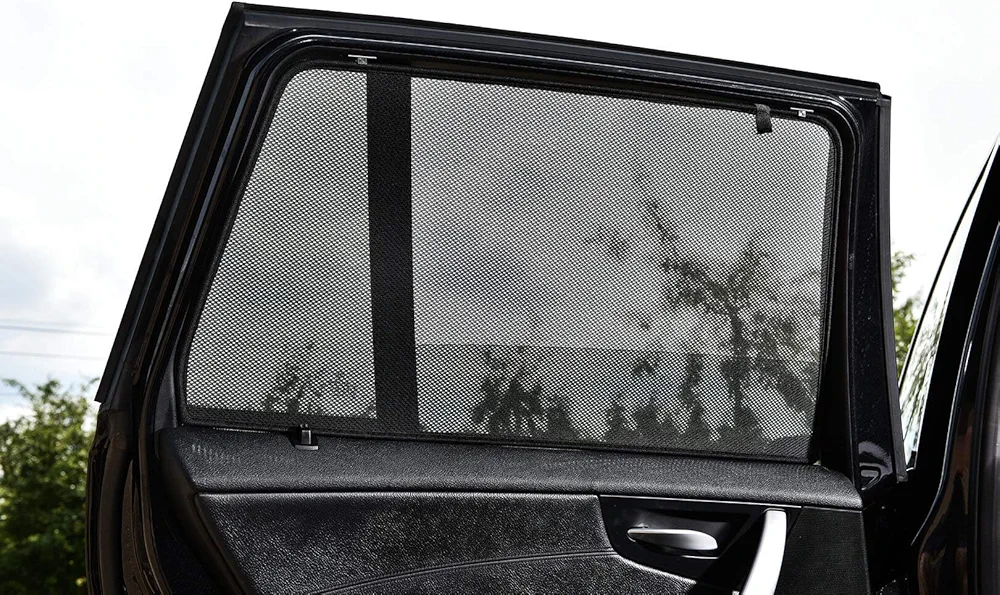 CAR SHADES Juego (Puertas traseras) Compatible con Seat Ateca 2016- (2-Partes)