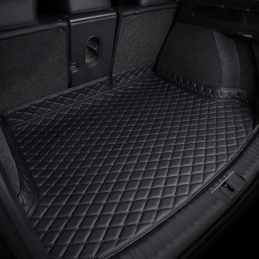 AEQTUDCB Protector Maletero Coche, para Volvo XC60 2018-2023 Cobertura Impermeable Anti-Slip Cuero Protector Maletero Coche Interiore Accesorios,B