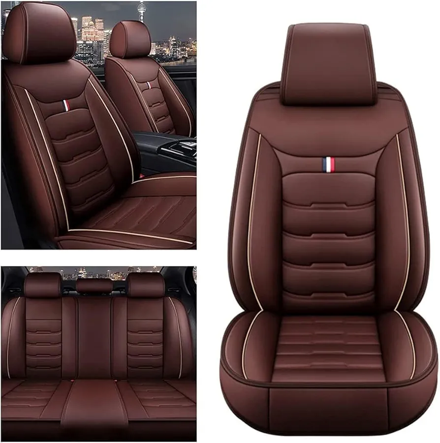 EURLA Fundas para Asientos de Coche para Audi A6 Allroad 2.7 V6 TDI, Comodidad Impermeable Funda Asiento Coche para Delanteros y Traseros Interior Accesorios,C