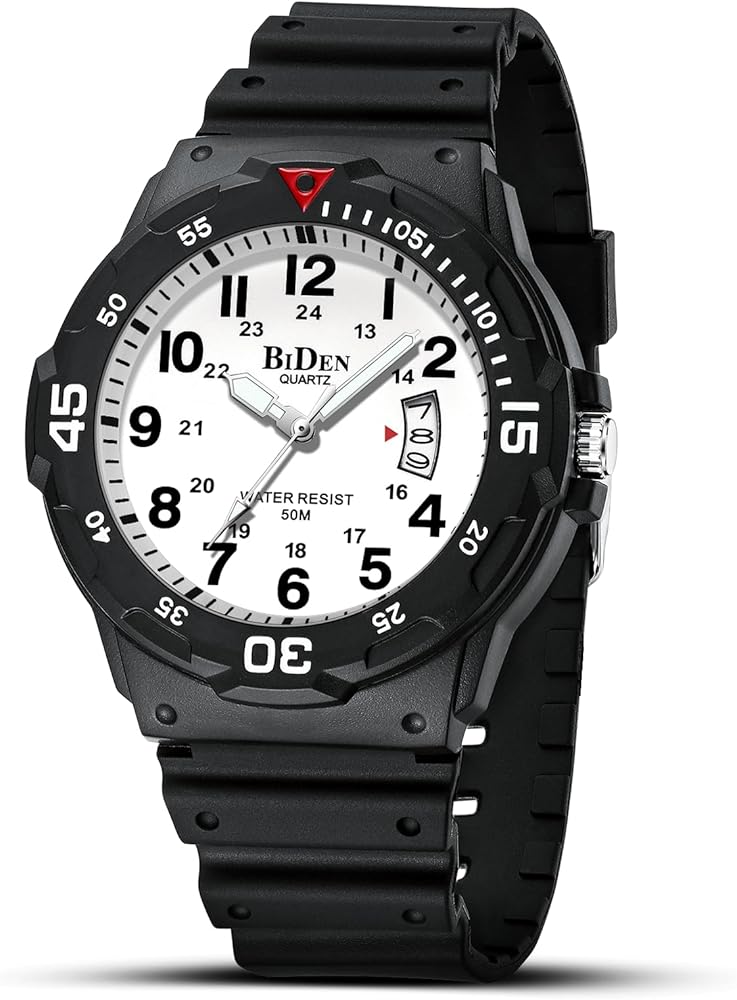 HANPOSH Reloj Hombre Reloj de Cuarzo Analógico 50M Relojes de Pulsera a Prueba de Agua Relojes Geniales con Fecha Reloj de Diseñador de Moda de Negocios Relojes