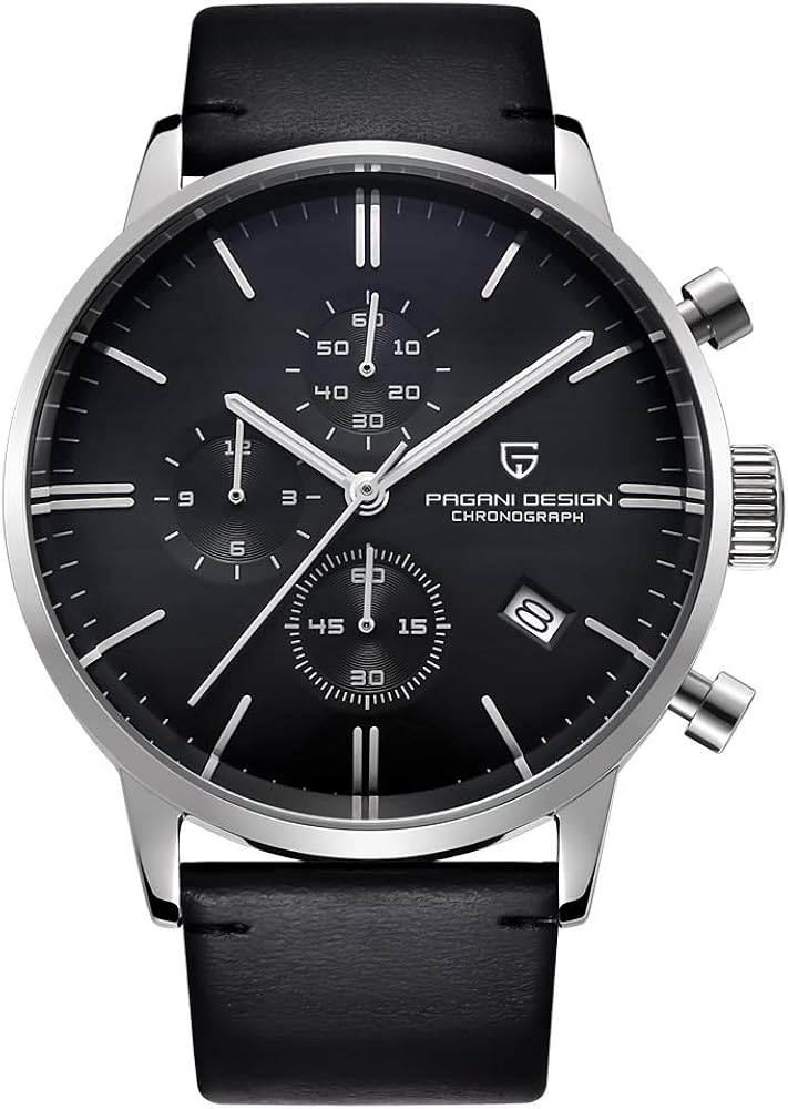 Pagani Design 2720k Cronógrafo de Cuarzo para Hombre Relojes Deportivos Impermeables Relojes de Pulsera de Moda para Hombre Relojes de Negocios de Acero Inoxidable para Hombre Relojes Casuales