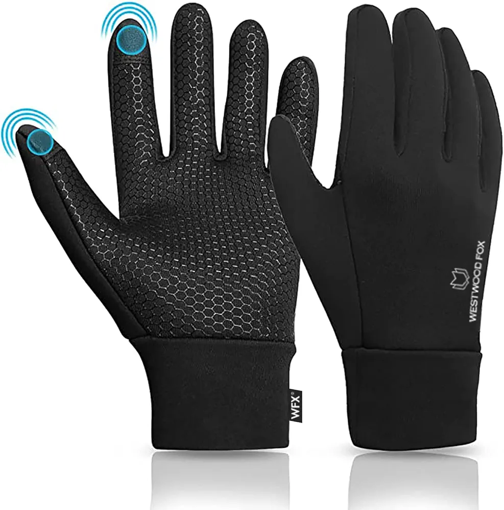 WESTWOOD FOX Guantes térmicos de invierno para niños y niñas, agarre flexible, guantes de ciclismo para pantalla táctil, guantes de ciclismo para niños, deportes al aire libre, correr, esquí, fútbol,