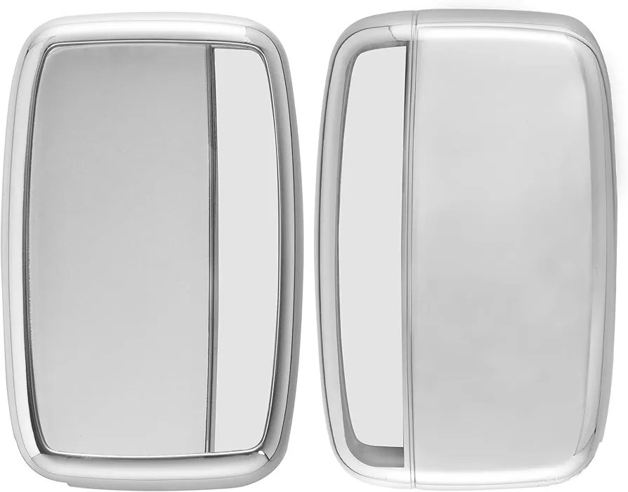 kwmobile Funda Compatible con Land Rover Jaguar Llave de Coche con Control Remoto de 5 Botones - Carcasa Suave de TPU - Cover de Mando y Control de Auto en Plateado Brillante