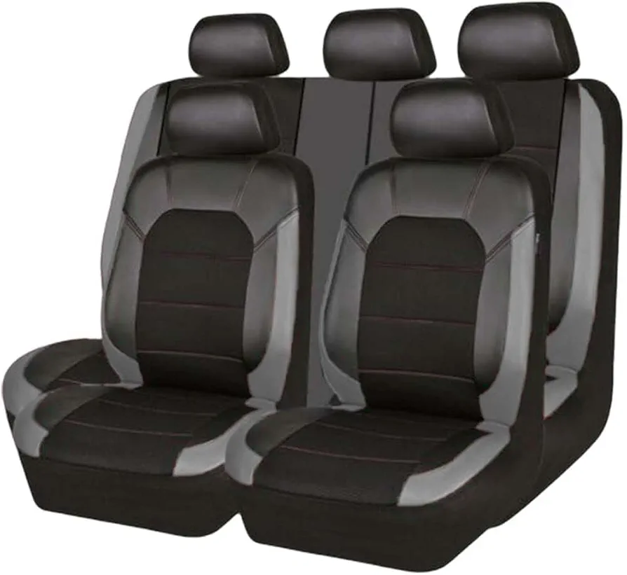 ZAPORA Cuero Funda Asiento Coche, para Renault Austral(2022-2023) Impermeable Completo Juegos Cubreasientos Protectores Interior Accesorios,A