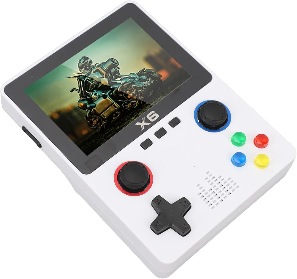 Consola de Juegos Portátil con Doble Joystick Compatible con Dos Jugadores, Pantalla a Color HD IPS de 3,5 Pulgadas para Entretenimiento de Ocio (Akozond64t8gns9g-13)