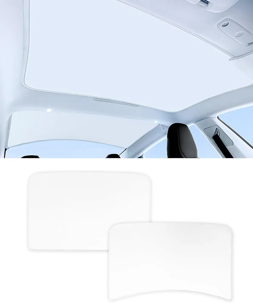 KKTR-CAR Parasol para Tesla Model 3 Accesorios de techo de cristal Parasol Compatible con Tesla Model 3 2024