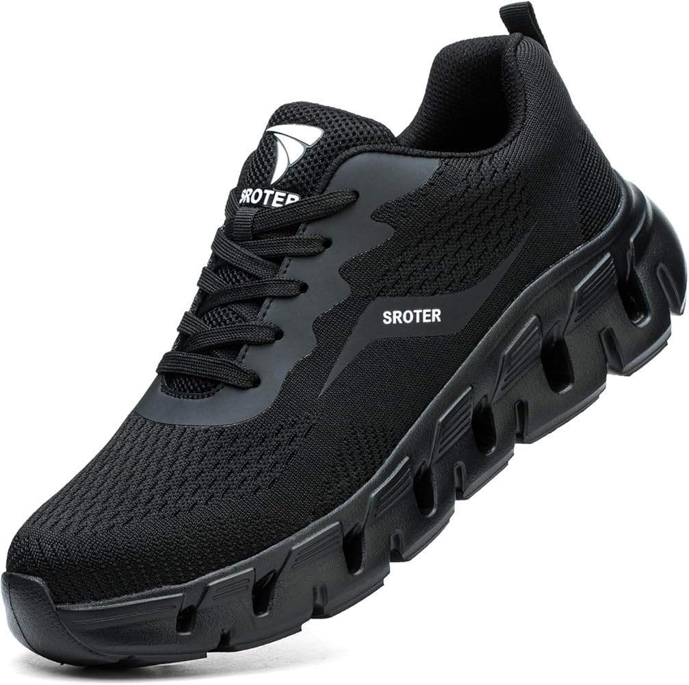 HEOAARG Zapatos de Seguridad para Hombre Mujer Calzado Hombre Comodo Antideslizantes Zapatos de Trabajo Hombre Zapatillas Trabajo con Punta de Acero