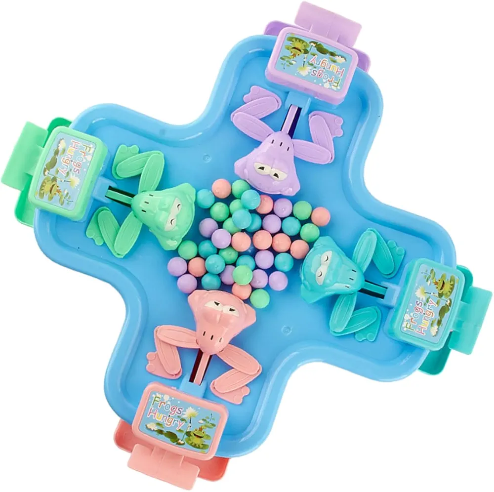 BESTonZON 1 Juego Juguete para Perlas Rana de Juguete Juguetes educativos para niños Juguetes de Rana Juguetes didácticos de plástico Juguete de Ocio Juego de Escritorio de Juguete