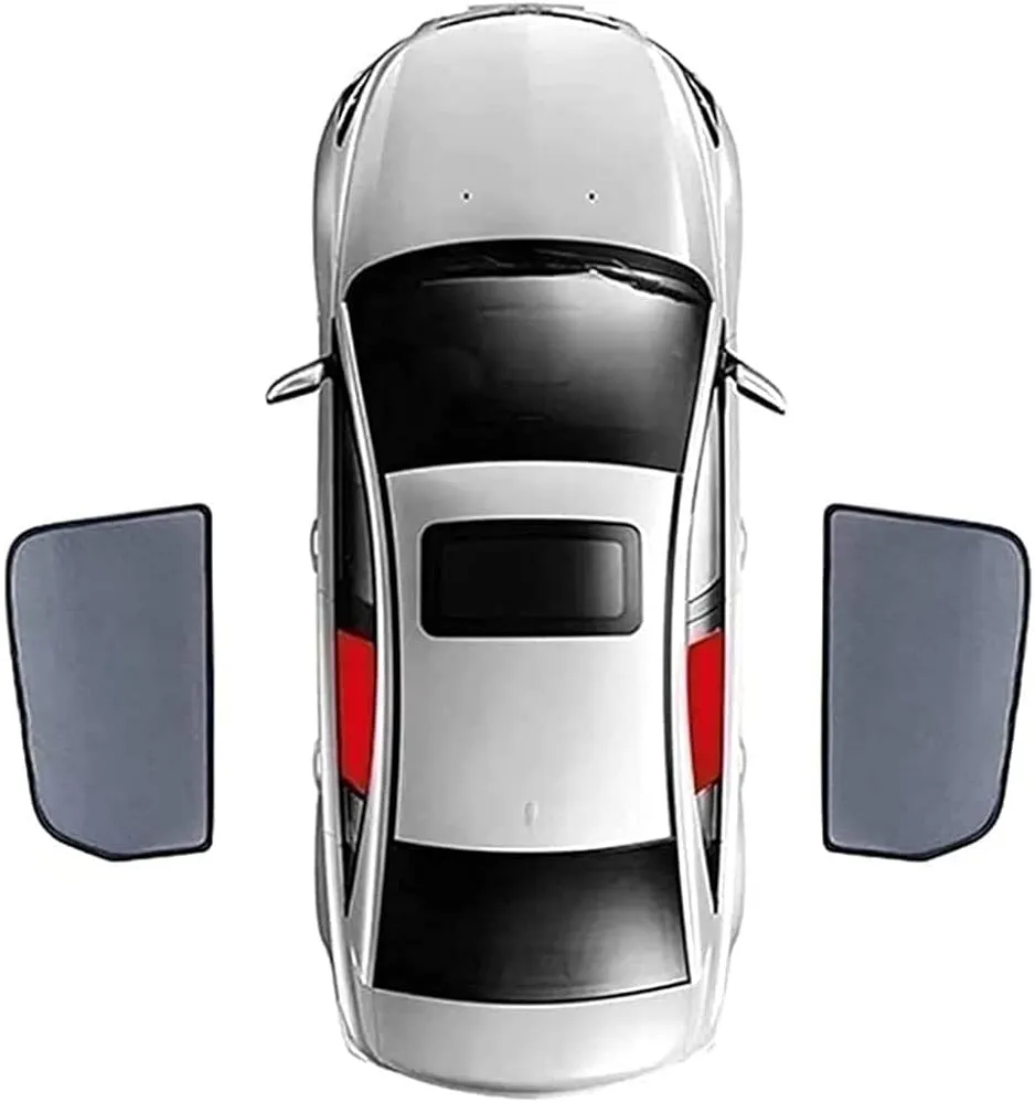 GHIOSA Parasol Ventana Lateral Coche para Toyota Corolla 2019-2023,Cortinas Parasoles Protección Solar Trasera Ventanas Laterales Visera Accesorios,2pcs-Rear-Doors