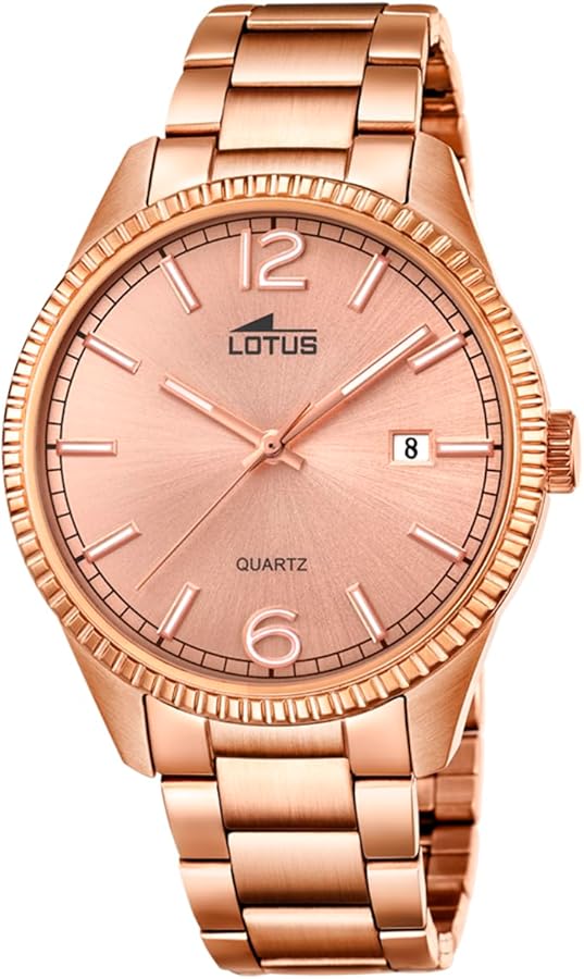 LOTUS Reloj Hombre 18300/4 Outlet Caja de Acero Inoxidable 316l Oro Rosa Correa de Acero Inoxidable 316l Rosa