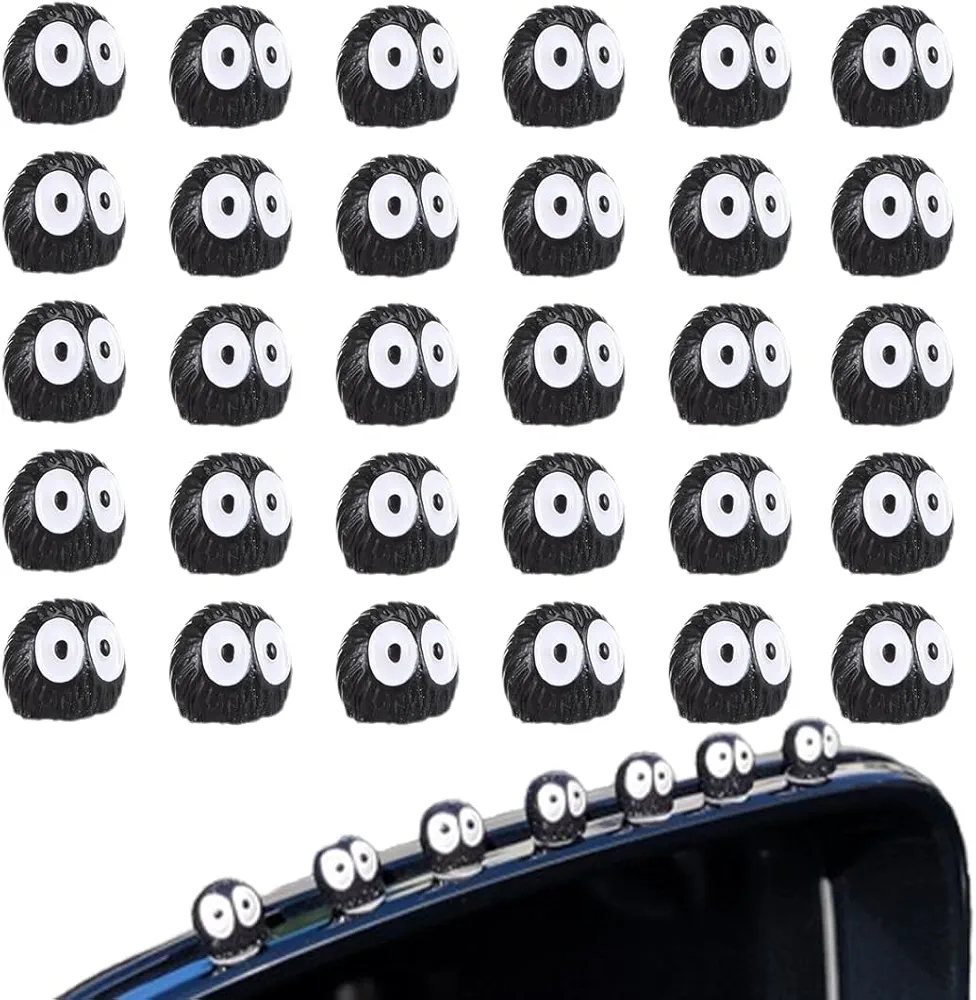 MIRKUZI Figuras y estatuillas del salpicadero para automóviles, 30 Uds decoración de coche decoración de briquetas mini dibujos animados lindo interior de coche para el hogar o la oficina