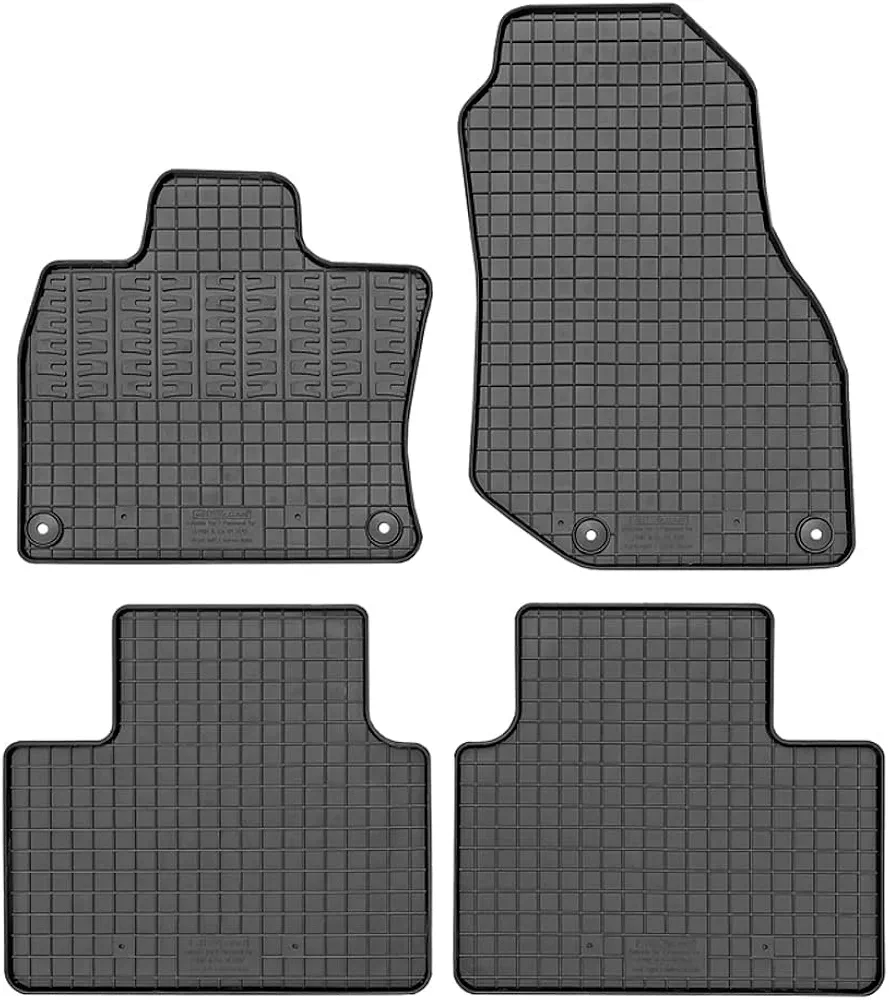 CIKCar Alfombrillas de Goma Compatible con Lynk & Co 01 2021- (4 Piezas + Sistema de fijación)