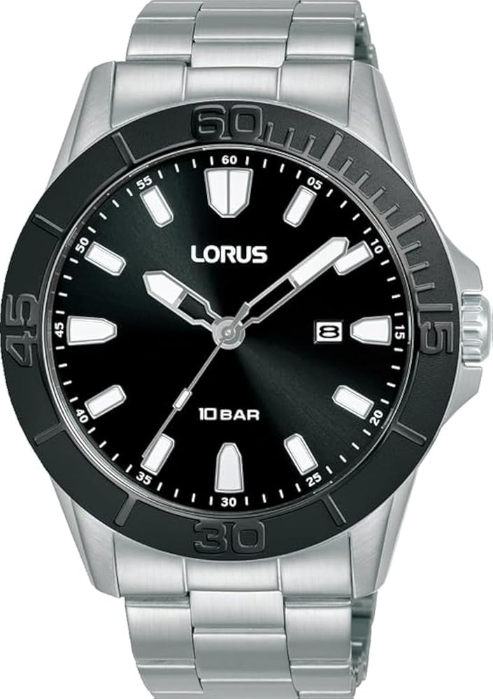Lorus Reloj Analógico de Cuarzo para Hombre con Pulsera de Acero Inoxidable