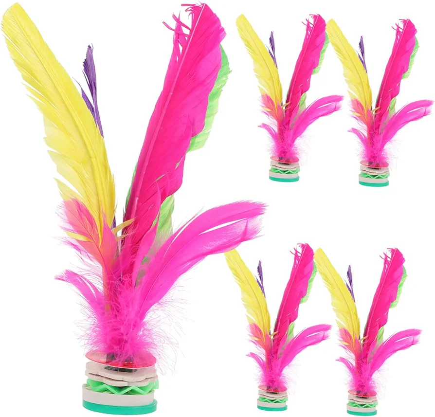 Vaguelly 20 Piezas Volante Juguete De Ejercicio De Pies para Exteriores Juego De Juguetes De Ocio Tradicional Juguete De Ocio Suministros Deportivos Juguete De Ejercicio De Ocio Juego