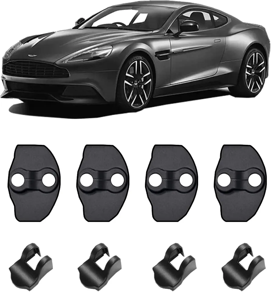 JNNJ 4 Piezas Modelo 3 Tapa Para Cerradura De Puerta Coche, Protectores Para Cerradura De Puerta Coche, Funda Protectora Accesorios Para Cerraduras Del Coche Compatible Con Model 3 Model Y Model X