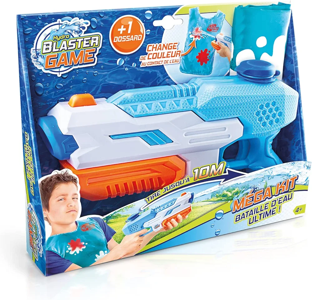 Canal Toys- Hydro Blaster Game-Mega Kit con 1 Pistola 1 Dorso Juegos de Batalla de Agua