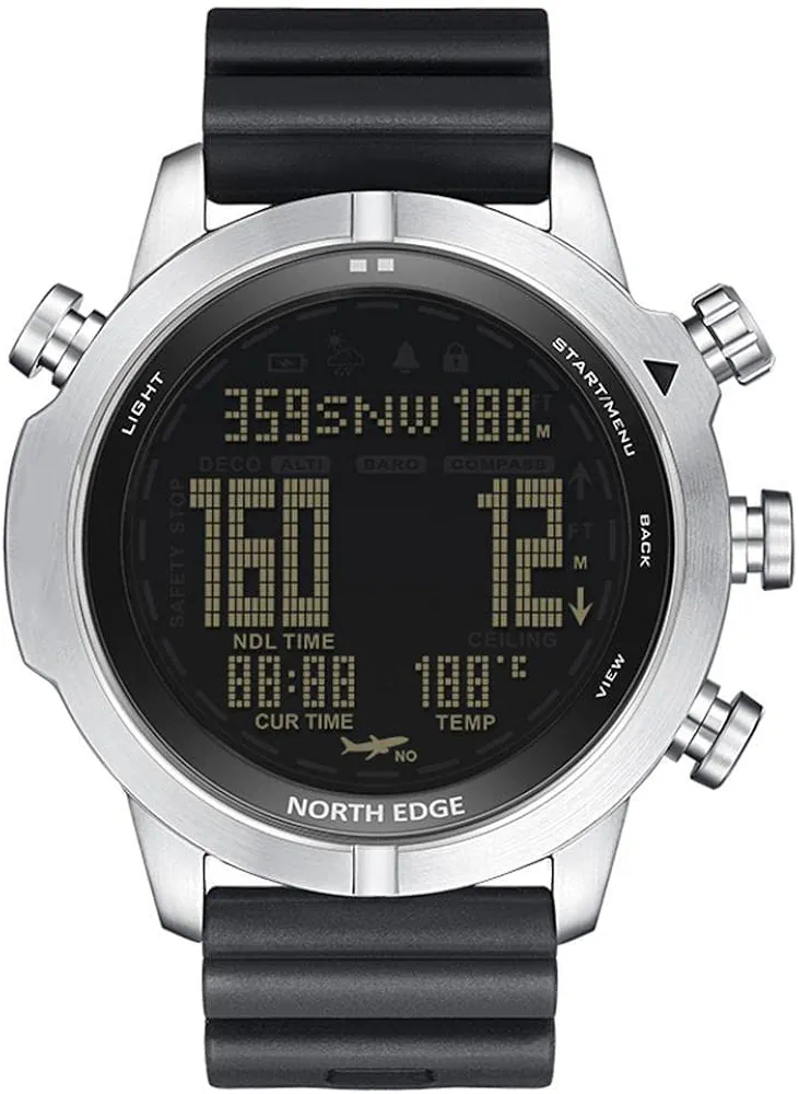 Ozgkee Reloj de Pulsera para Hombre, Relojes Digitales Impermeables, Reloj de Pulsera Sumergible con Temporizador de Cuenta Regresiva, Alarma para Hombres,