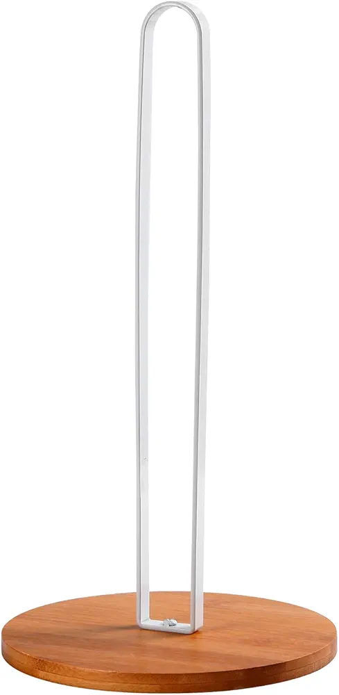 TONALE,Portarrollos de cocina de color blanco, cocina y mesa de comedor, soporte para rollos de papel para todos los rollos de cocina comerciales