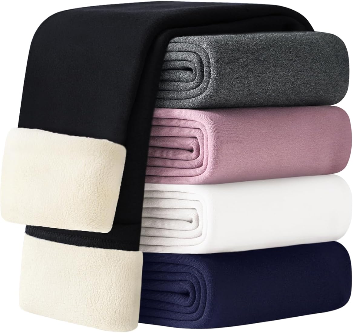 Adorel Leggings Forrados Calentitos Pantalones Invierno Algodón Niña