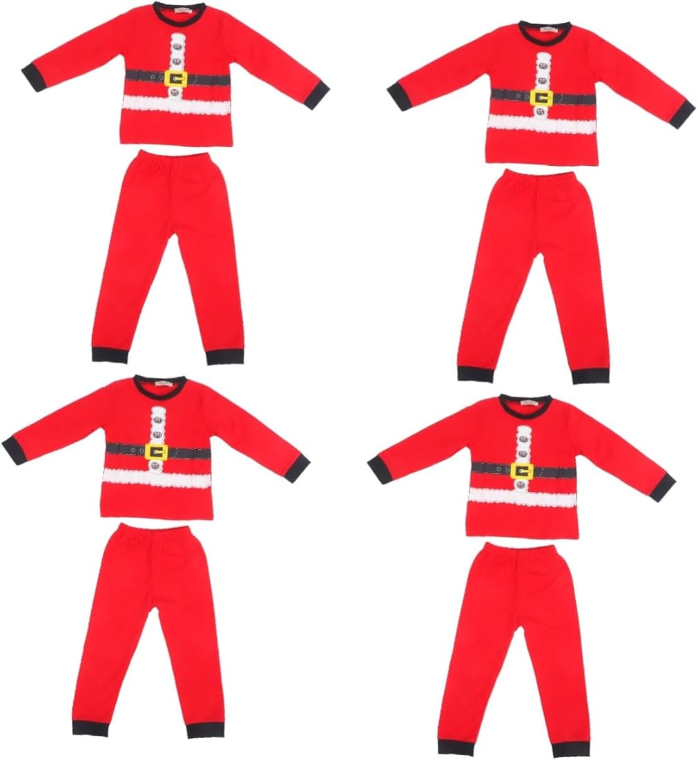 ibasenice Pijamas De Navidad Para Niños Disfraz De Santa Claus Ropa De Dormir De Navidad Niño Ropa De Dormir De Navidad Niños Traje De Navidad Niños Ropa De Dormir De Navidad Niños Top Y