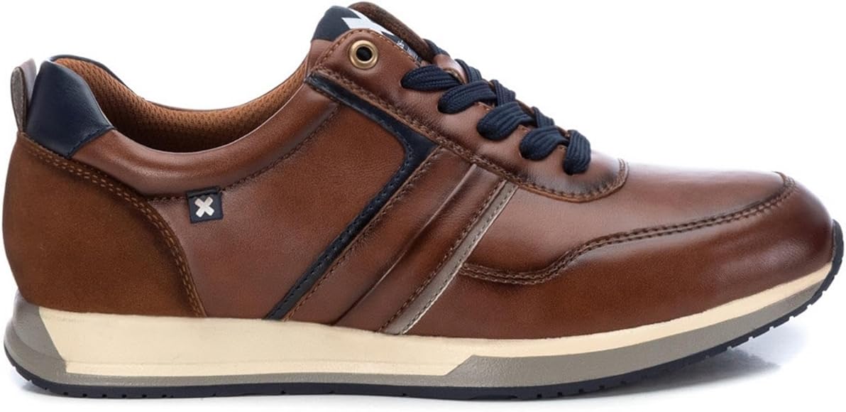 XTI - Zapatilla Cierre de cordón para Hombre, Color: Azul, Talla: 41
