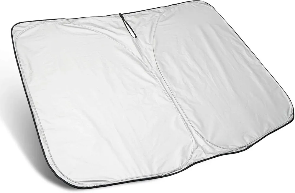 Protector Solar para Luna Delantera para Mercedes-Benz Citan 2021-2023, Parasol para Ventana Plegable, Protector de Cubierta, Parasol para Parabrisas, Accesorios para automóviles,Silver