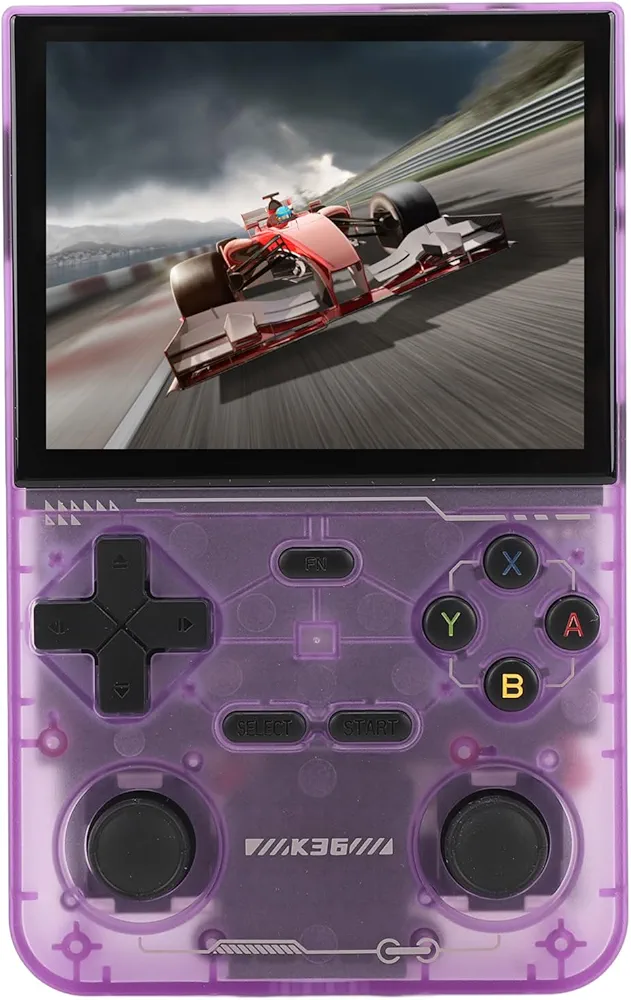 Reproductor de Juegos Portátil con Pantalla de 3,5 Pulgadas, Consola de Juegos con Doble Joystick con Botones ABYX para Entretenimiento de Ocio, Compatible con Tarjeta de Memoria