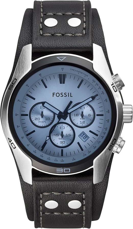 Fossil Reloj para Hombre Coachman, Movimiento cronógrafo de Cuarzo