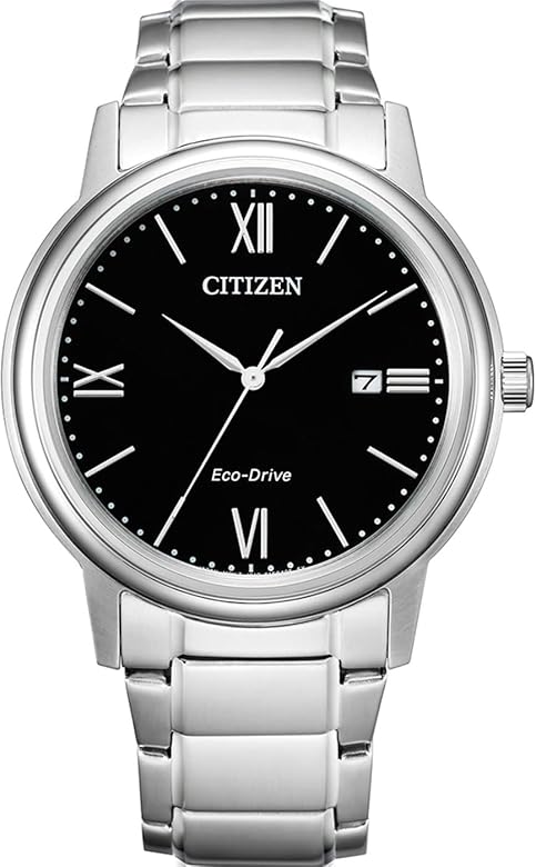Citizen Mens Analogue Eco-Drive Watch with Stainless Steel Band