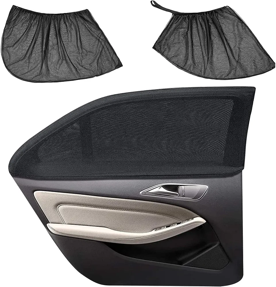 4 Piezas Parasol De Coche, Parasol Coche Infantil Lateral Ventana, Coches Traser, Sombrilla Universal, Cortinas para Coche, para Lunas De Coche, Coche, De Viaje