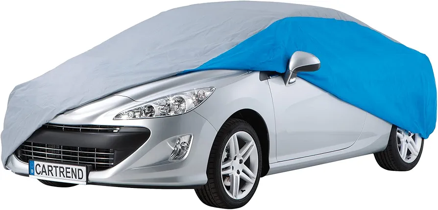 Cartrend 96107 PKW Cubierta Automóvil para Todas las Temporadas, Extrafuerte, Tamaño L