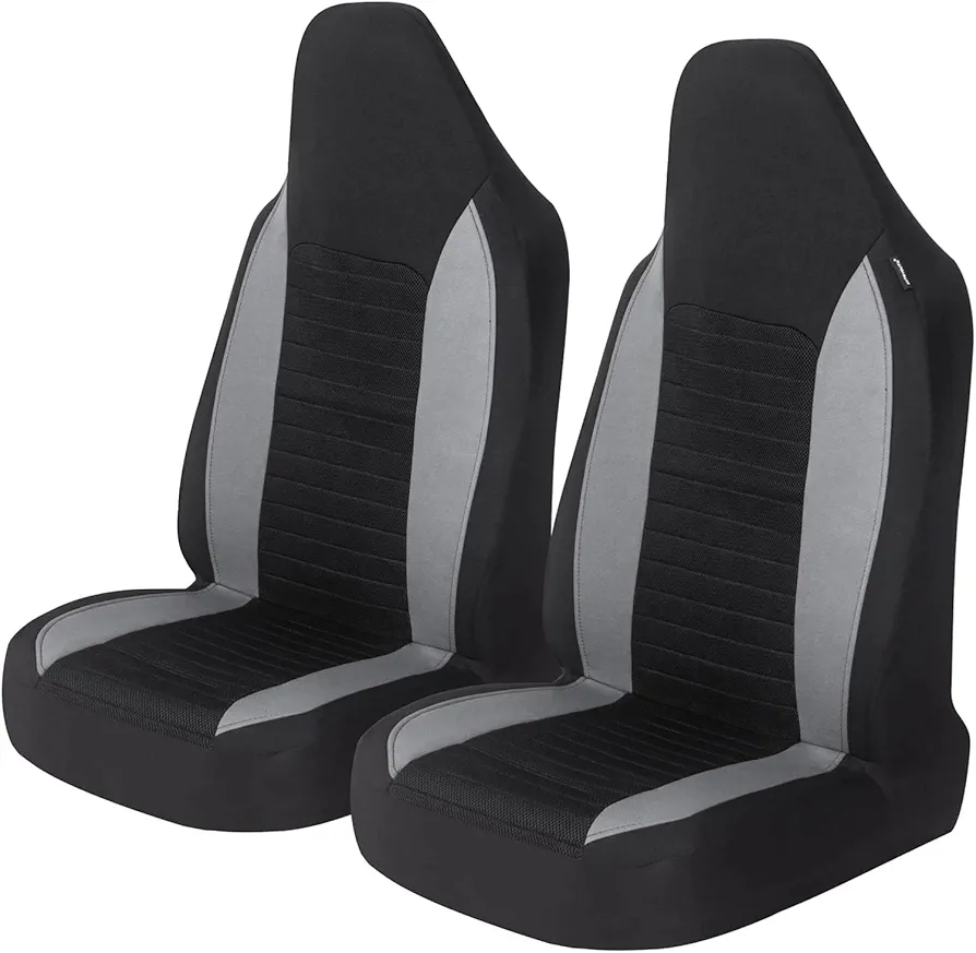 Fundas Asientos Coche para Cupra Formentor 2020-2024 Funda para Asiento Coches Accesorios Interior Universal Desmontable y Lavable,D-Grey