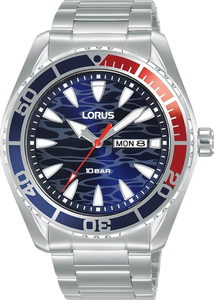 Lorus Reloj Analógico de Cuarzo para Hombre con Pulsera de Acero Inoxidable