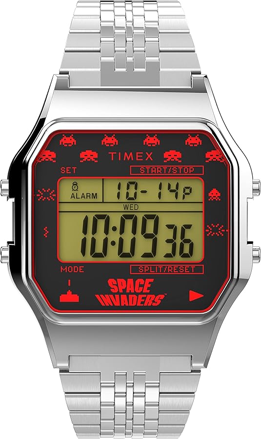 Timex Reloj Space Invaders T80 de 34 mm