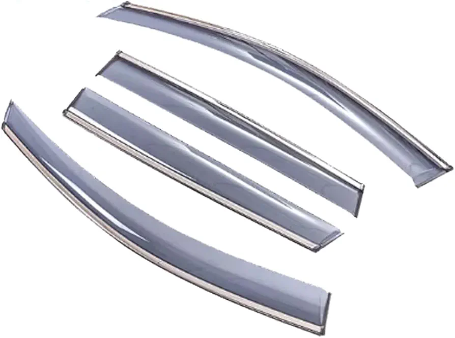 Protectores de Lluvia Toldos para Viseras de Ventanas de automóviles, deflectores de para Sol y Lluvia, Pegatinas Protectoras, Accesorios para CRV 2002-2006 Escudo de Viento