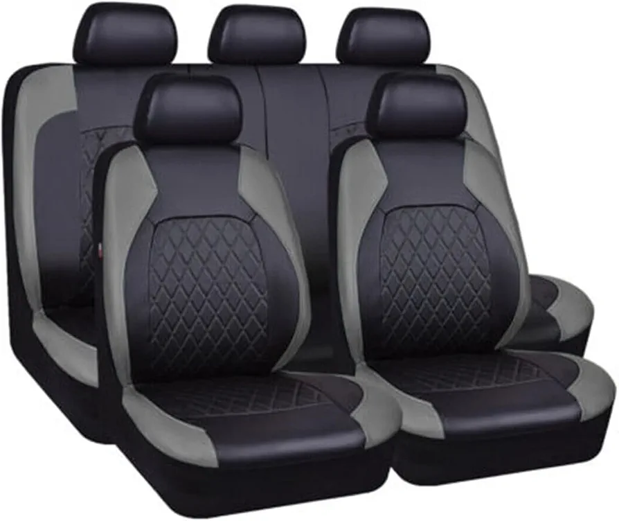 5 Asientos Universal Funda Asiento Coche para Hyundai Santa Fe/Grand Santa Fe TM/DM/CM/SM 2001-2024 2025 Completo Juegos Cubreasientos Protectores Interior Accesorios,D