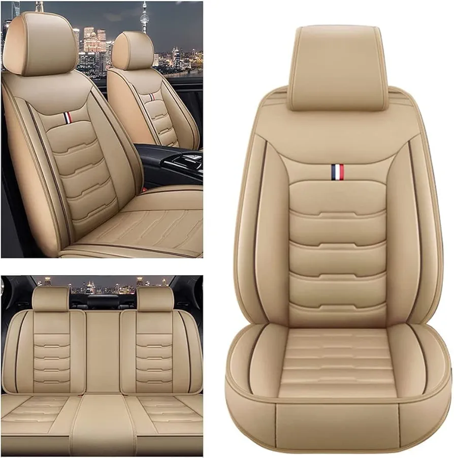 EURLA Fundas para Asientos de Coche para Honda CR-V 2008 CRV 2007-2011 2013, Comodidad Impermeable Funda Asiento Coche para Delanteros y Traseros Interior Accesorios,D