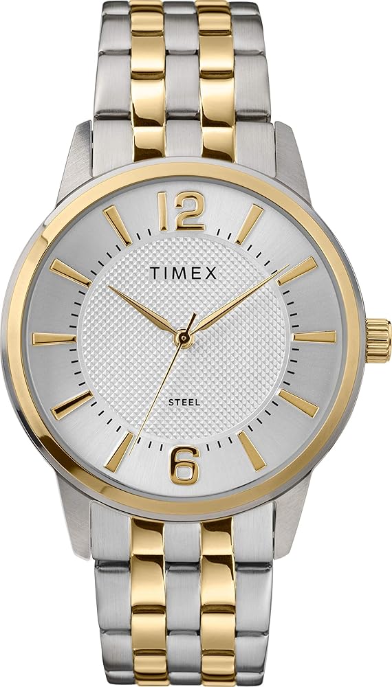 Timex Classics - Reloj de Pulsera de Acero Inoxidable para Hombre, 40 mm