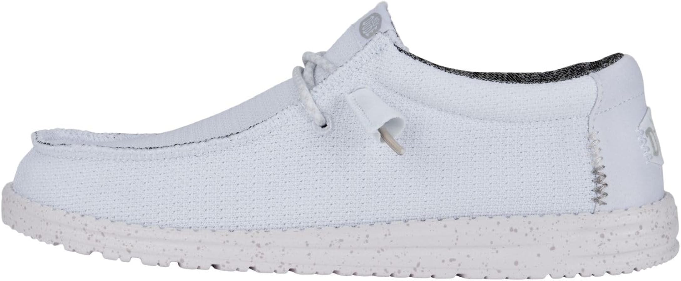 Hey Dude Wally Sport Mesh - Shoes for Men - Textile Lining - Rounded Toe - Textile Outsole - Removable Insole
