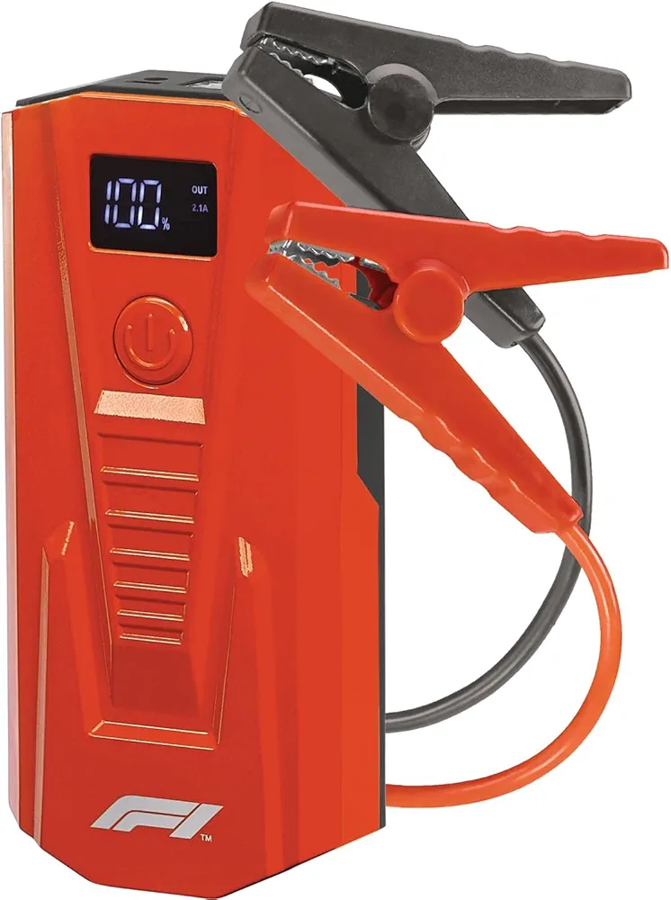 Formula 1 1000 A 12 V batería de Arranque portátil, con 2 USB, para Motores diésel de hasta 5 litros de Gasolina y 4 litros