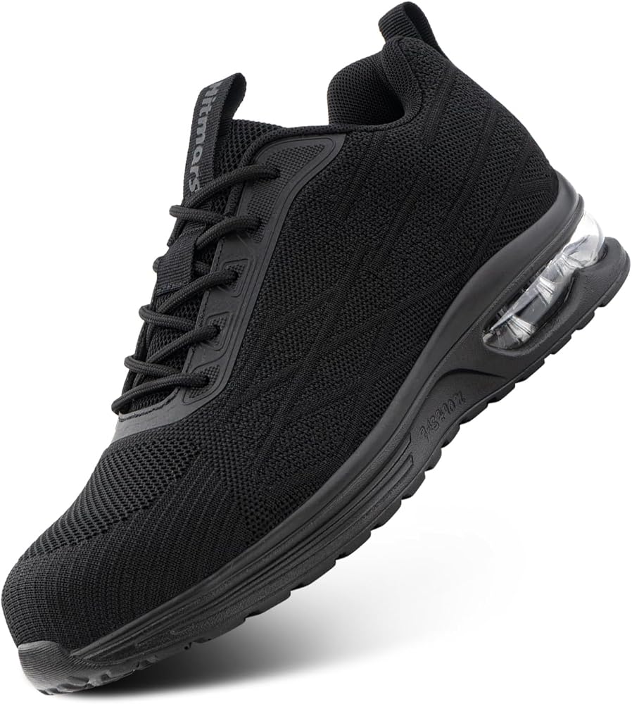 Hitmars Zapatos de Seguridad para Hombre Mujer con Punteras de Acero GR.36-48