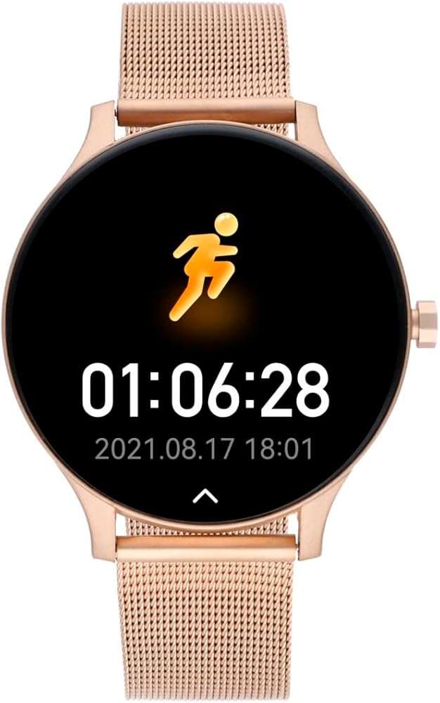 Radiant - Colección San Diego - Reloj Inteligente, Smartwatch con Pulsometro, Tensiometro, Monitor de Sueño y función de Pulsera Actividad Digital. para Hombre y Mujer. Compatible con Android iOS