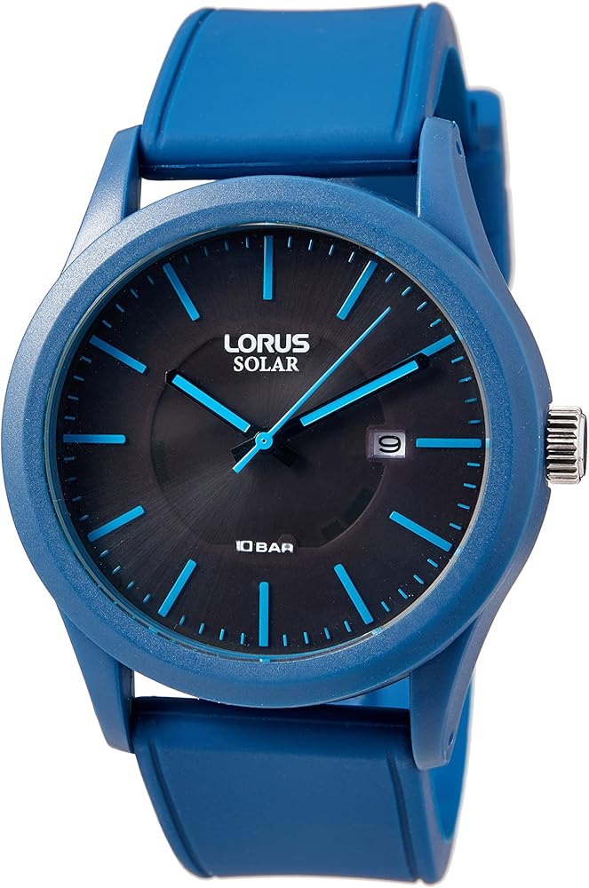 Lorus Reloj Analógico para Hombres de Cuarzo con Correa en Silicona RX305AX9