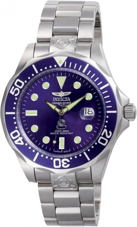Invicta Grand Diver Reloj automático para hombre de acero inoxidable, 47 mm